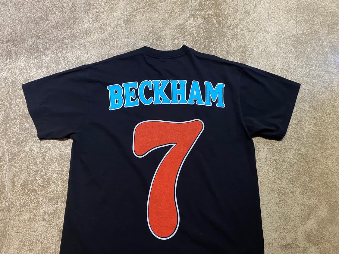 빈티지 베컴 프린팅 티셔츠 상품이미지6