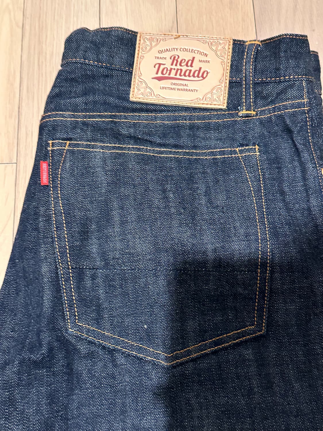 레드토네이도 셀비지데님 아메카지 루즈 스트레이트핏 상품이미지5