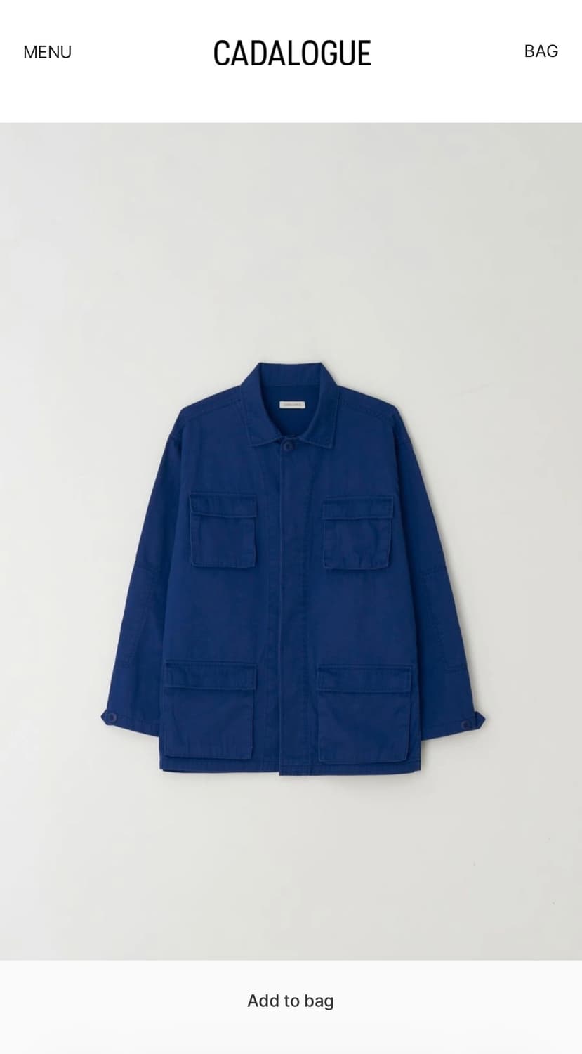 카다로그 워크자켓 cadalogue 상품이미지2