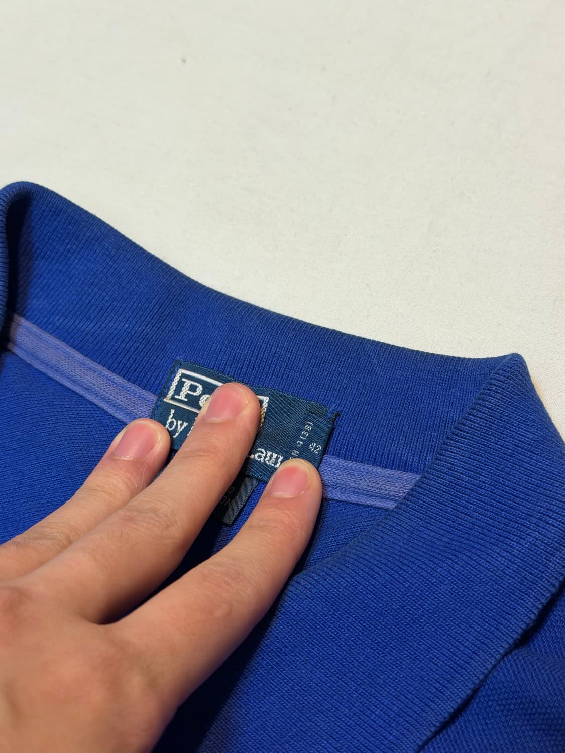 폴로 랄프로렌 빅포니 치프키프 롱슬리브 카라티 블루 상품이미지3