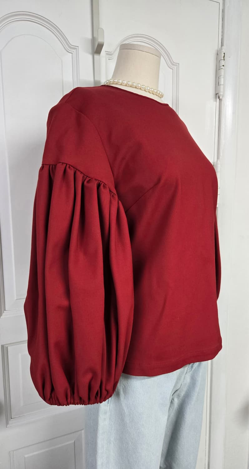 Rosie assoulin로지 아설린 볼륨 슬리브 블라우스 상품이미지4