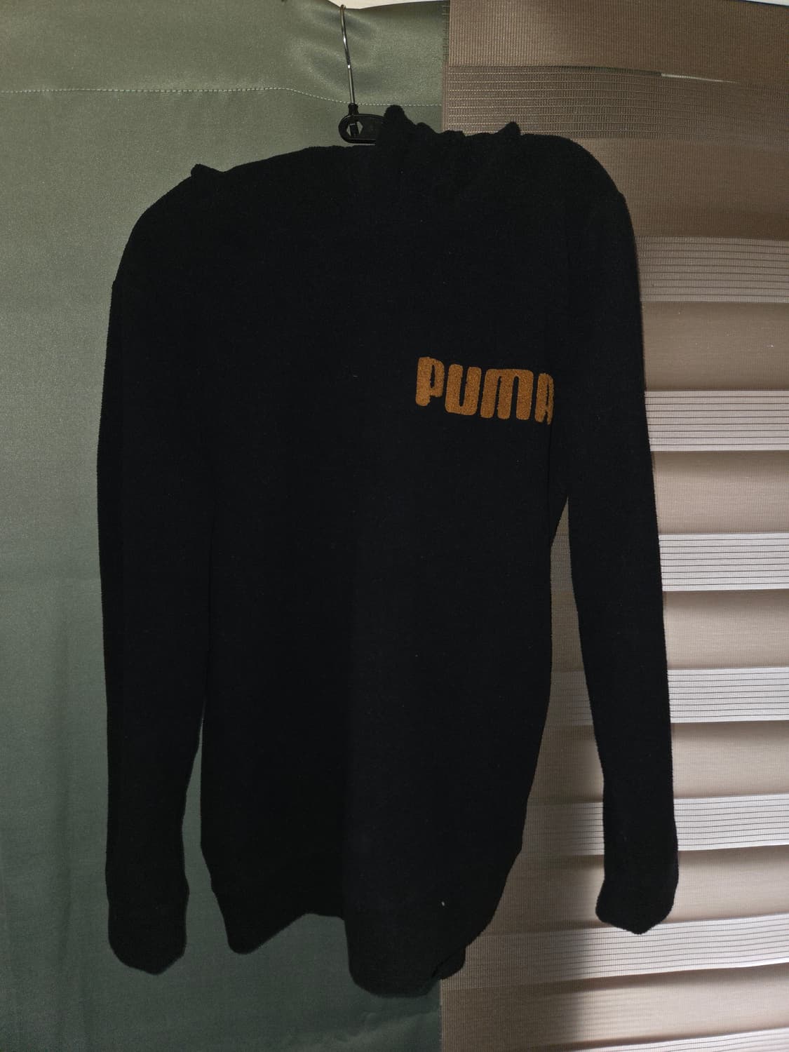 만원 급처! 푸마 빈티지 후리스 후드티 네이비 주황 상품이미지2