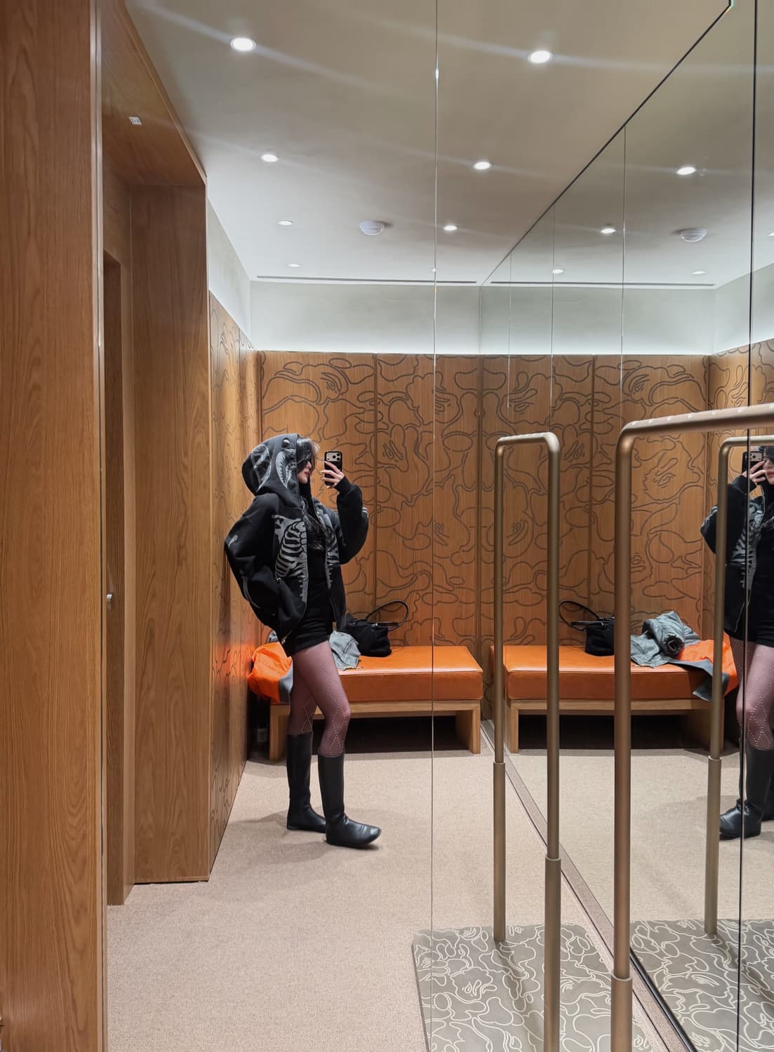 베이프 스켈레톤 샤크 XL bape skeleton 상품이미지2