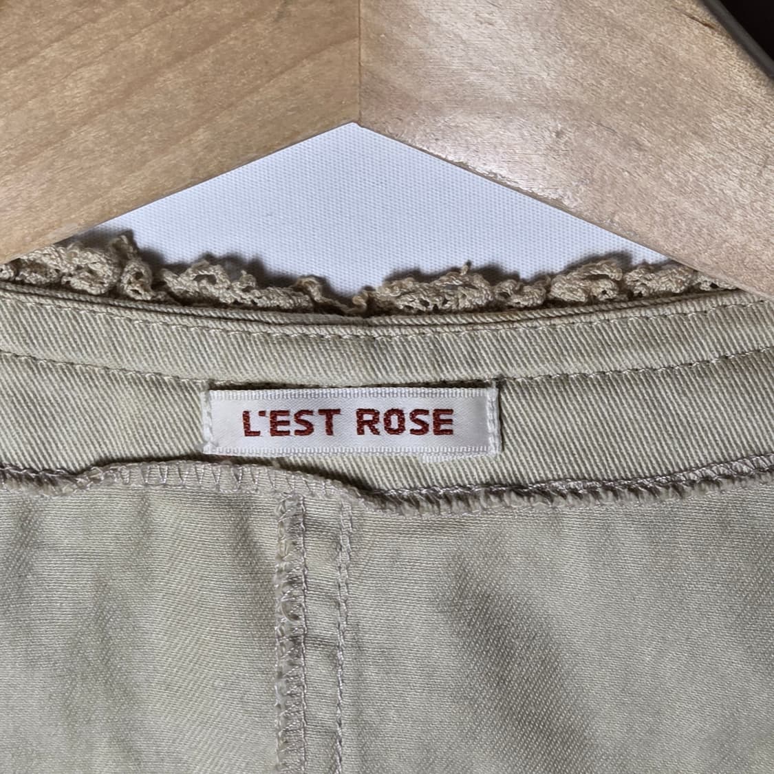 [L'est rose] 레스트로즈 크로쉐 프릴 자켓 상품이미지5