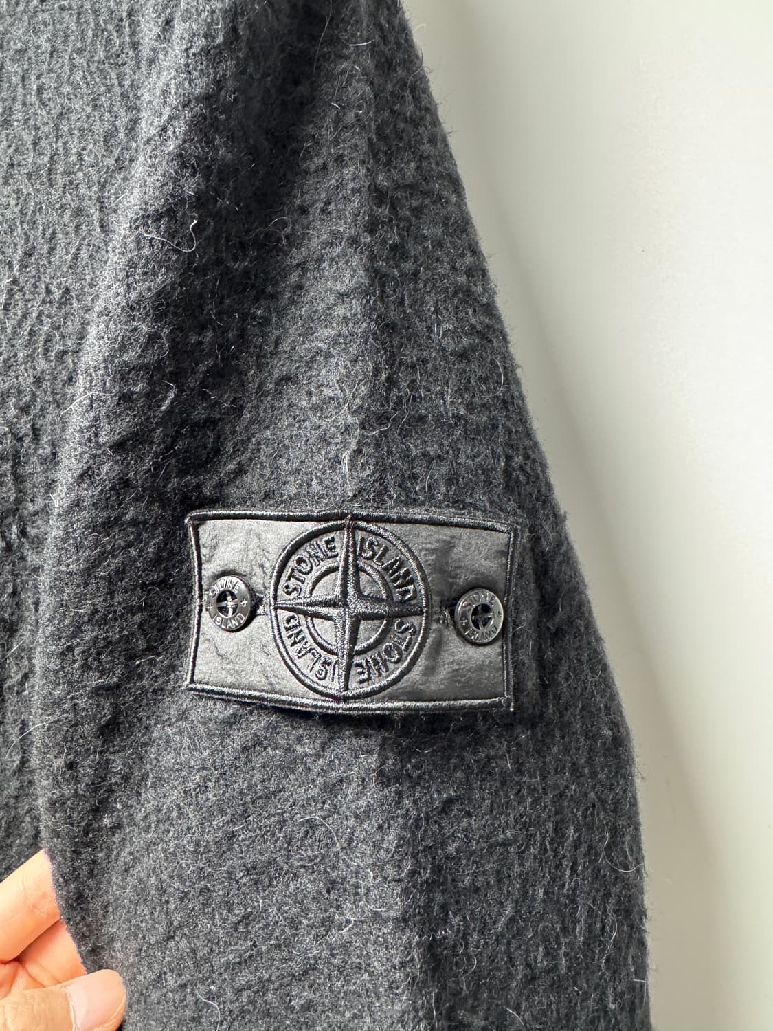 [2xl] 스톤아일랜드 쉐도우프로젝트 니트 블랙 (정품qr) 상품이미지4