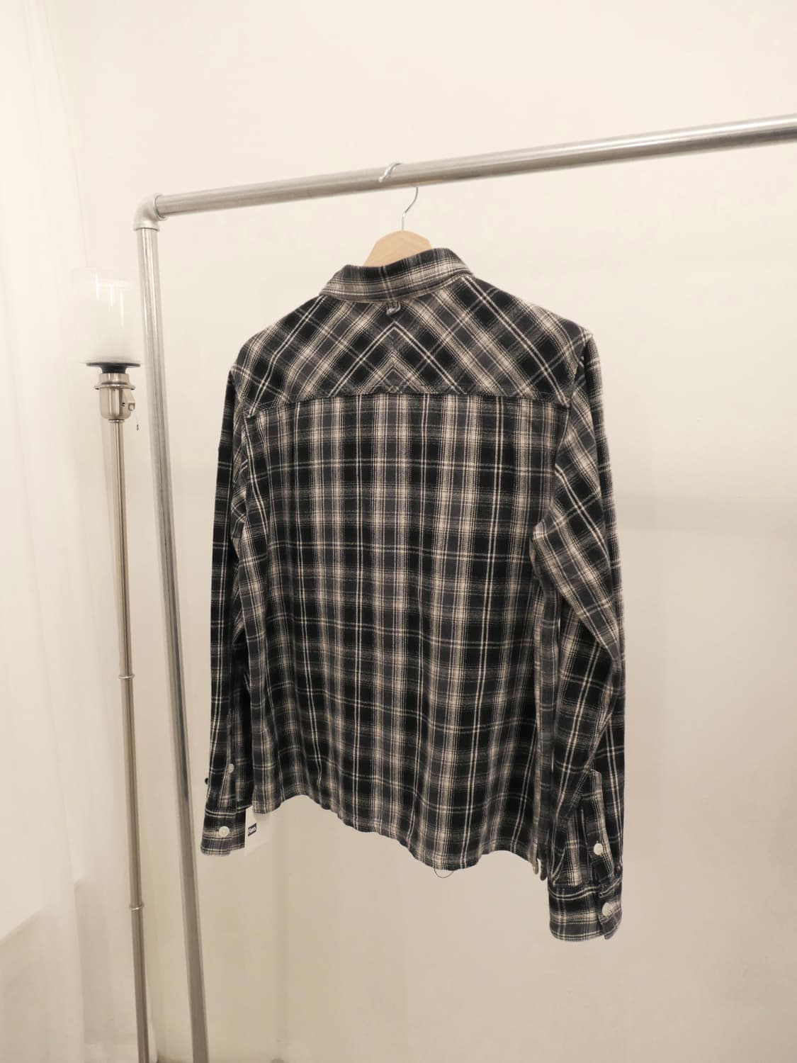 네이버후드 체크 셔츠 상품이미지4