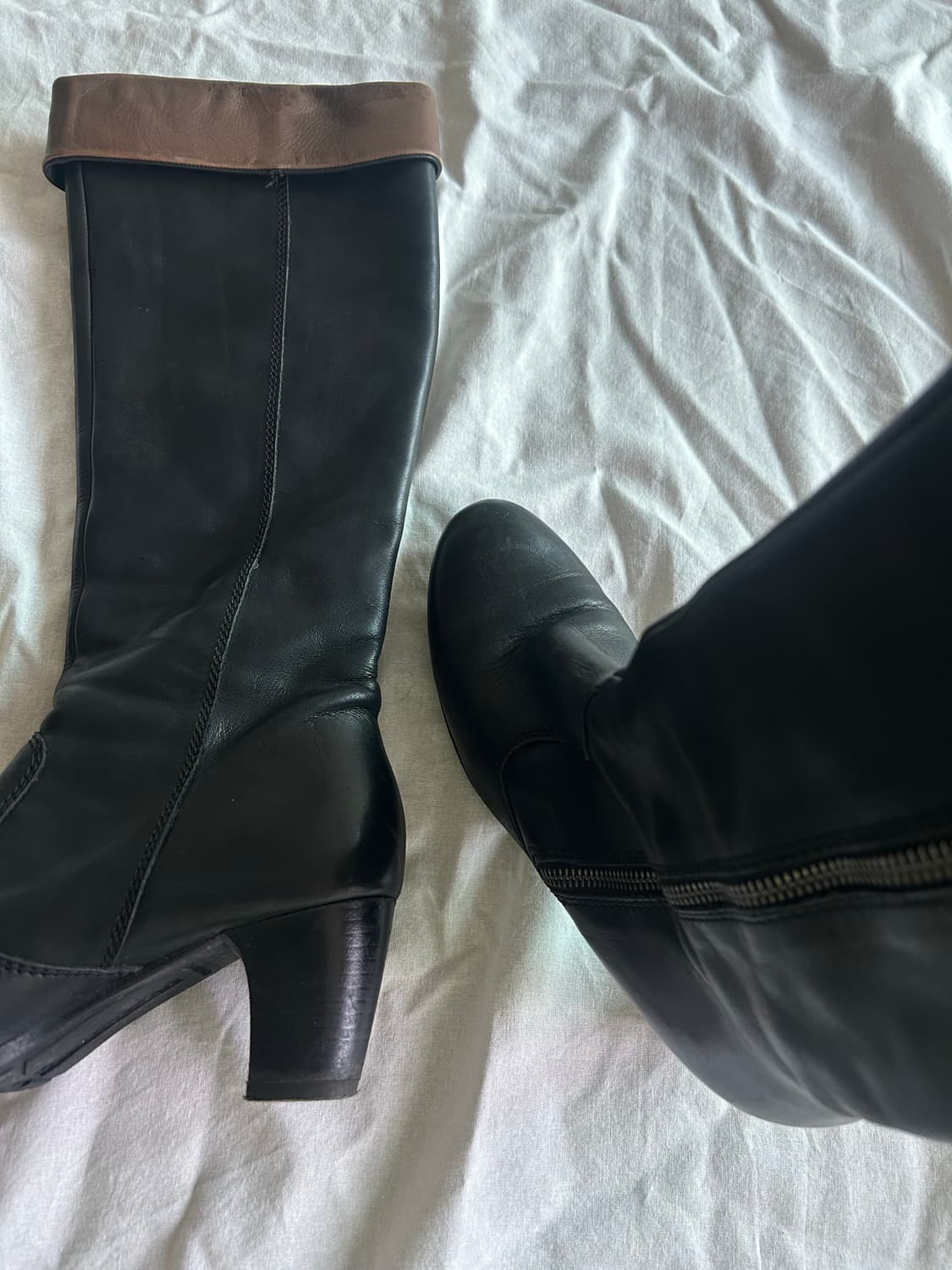 Nine West 블랙 롱부츠 37 상품이미지7