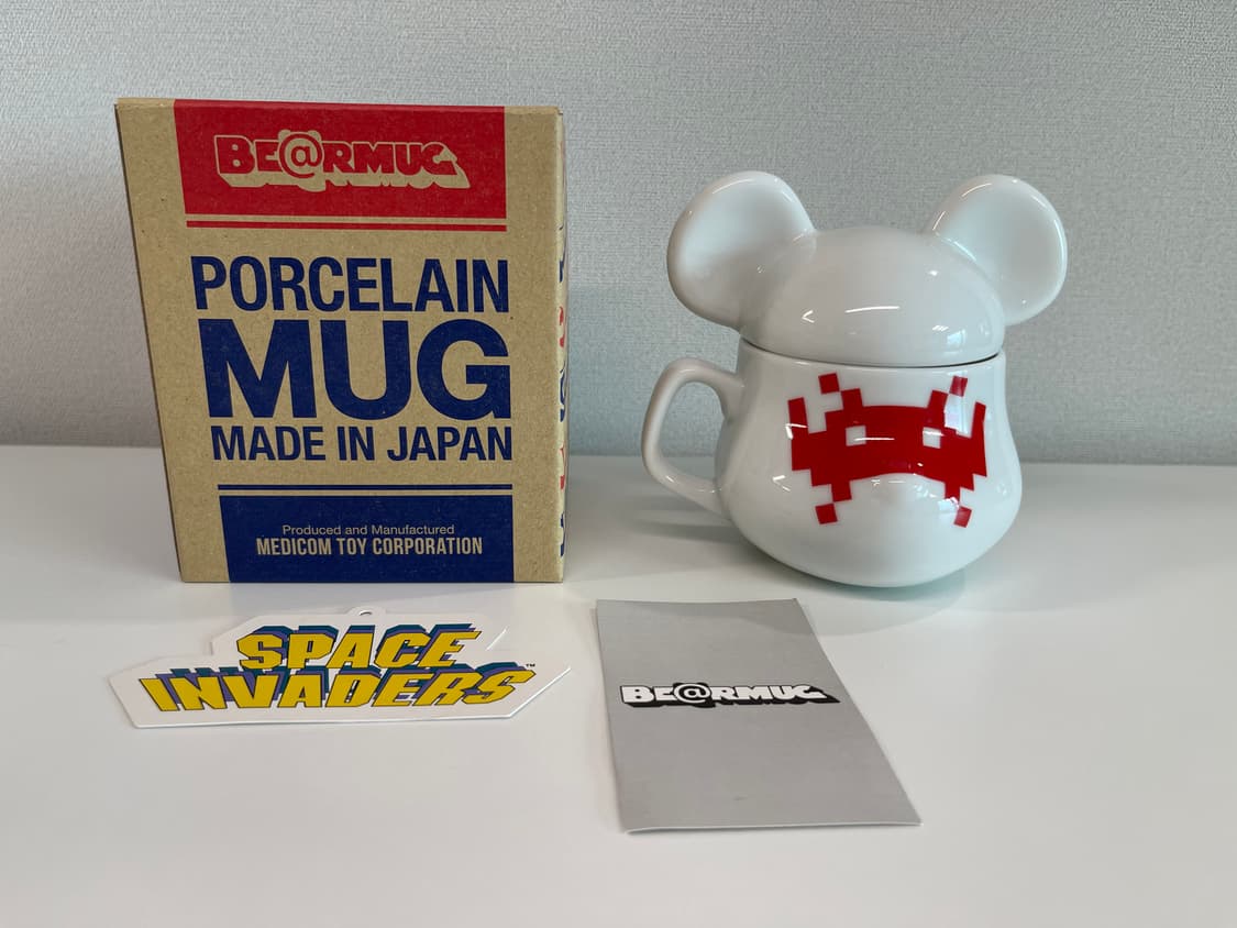 스페이스인베이더 x 메디콤토이 베어머그 베어브릭 상품이미지1