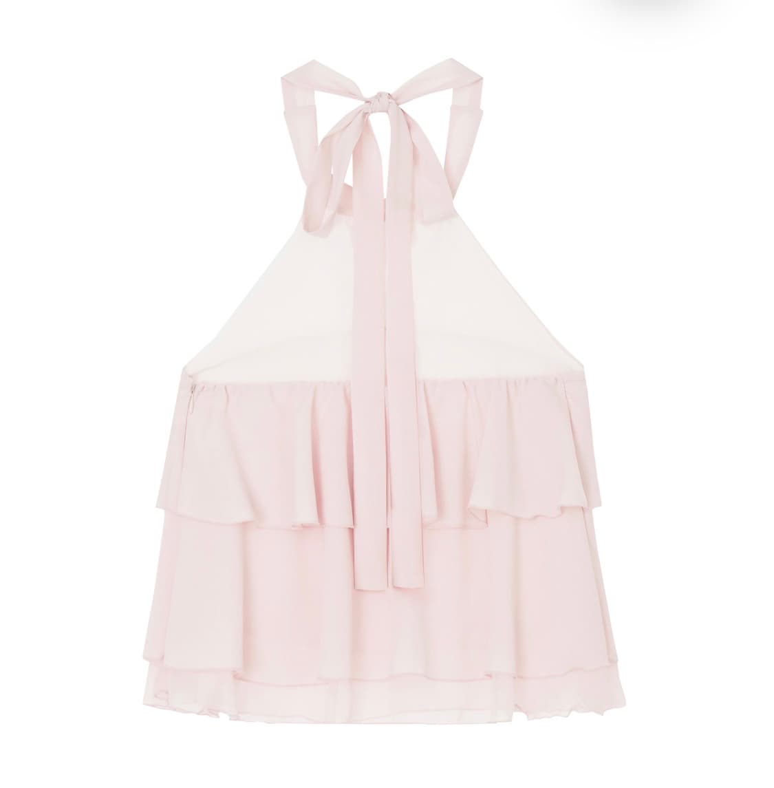클리시어 Dear rosy chiffon halter blouse 상품이미지2