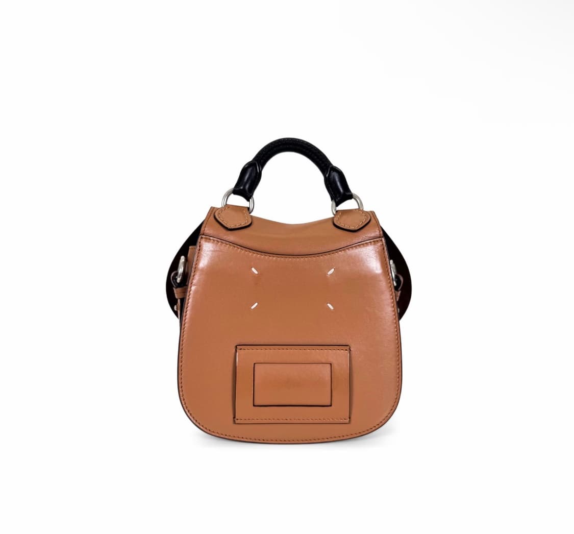 [S] 메종 마르지엘라 여성 백 슬라이드 토트 숄더백 핸드백 스몰 브라운 상품이미지4