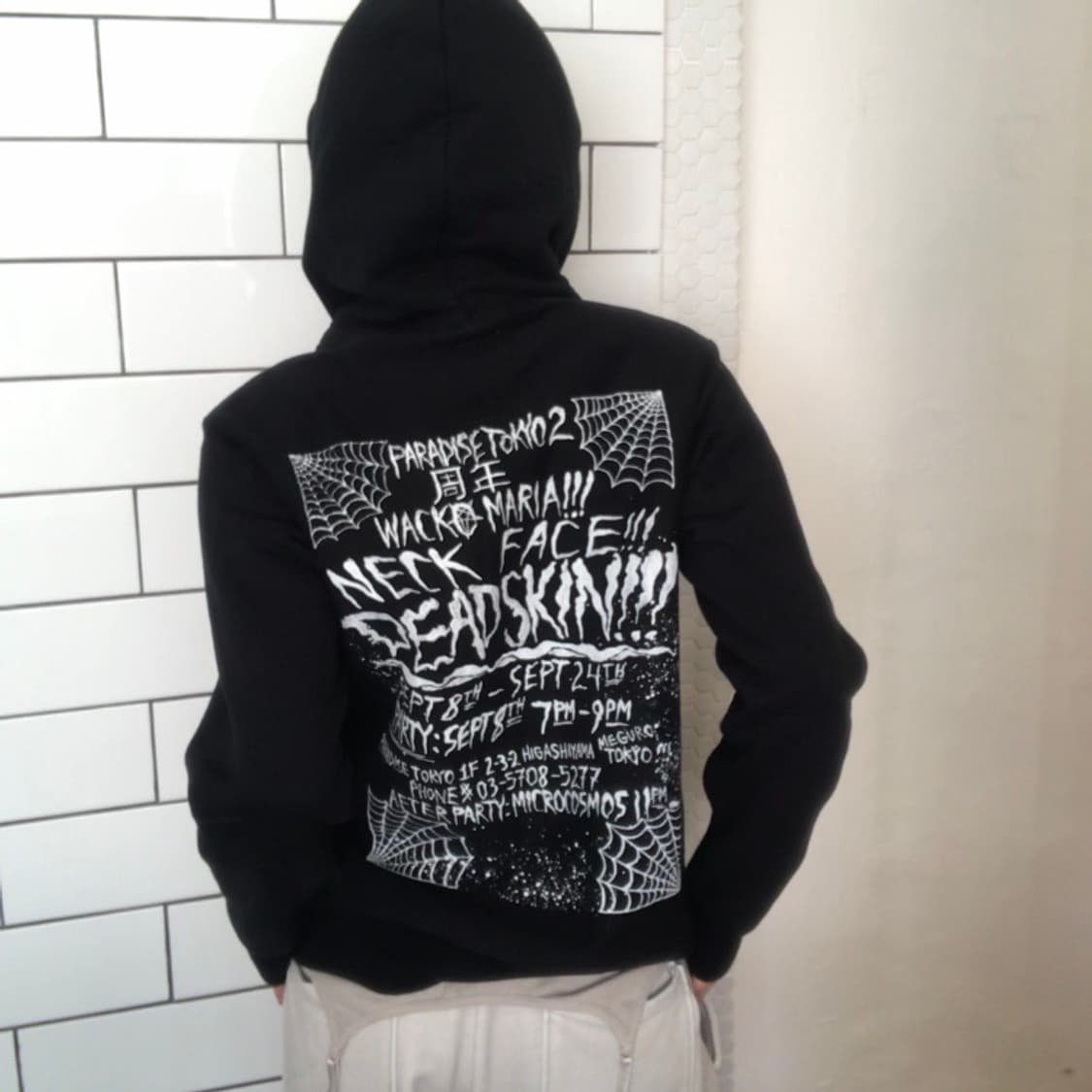 와코마리아 x 넥페이스 '데드 스킨' 후드 / S 사이즈 상품이미지1