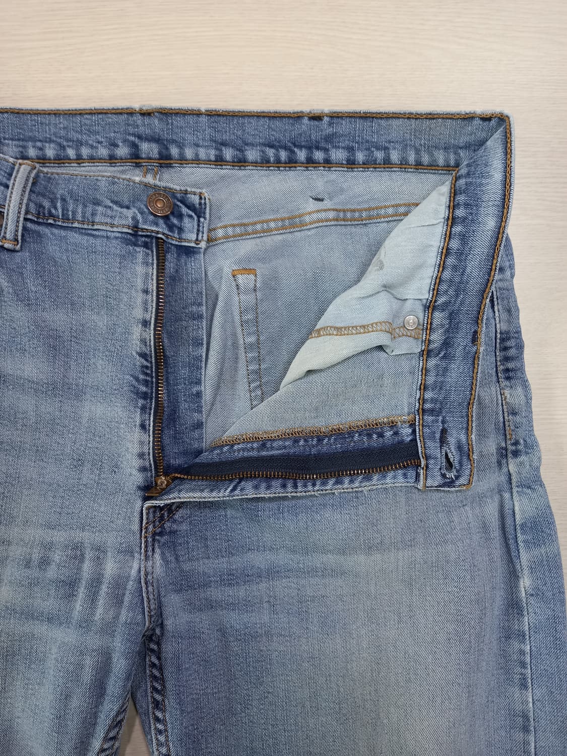 38 리바이스505 콜롬비아 워싱 스판 일자진 38-156 상품이미지7