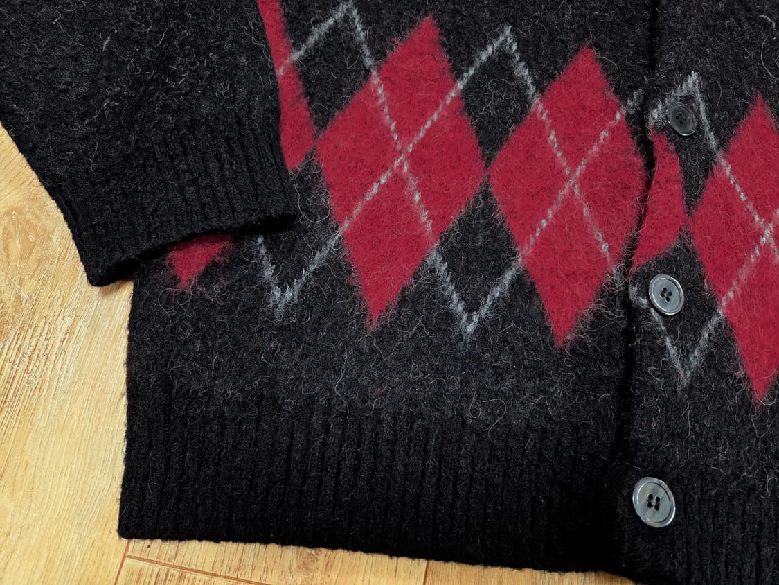 토니웩(TONYWACK) STIFF 모헤어 가디건 95-100 새상품 상품이미지6