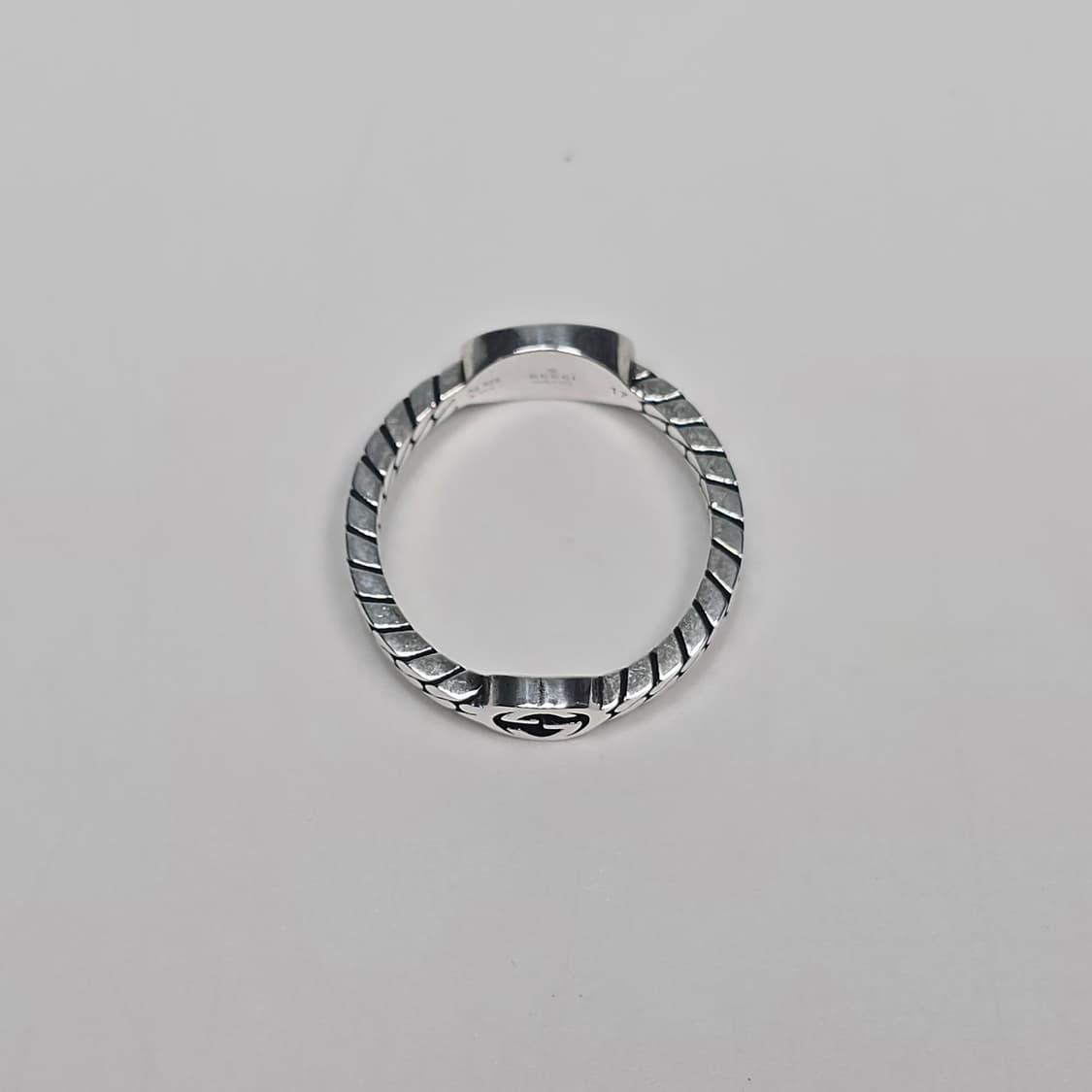 구찌 인터로킹 에나멜 체인 반지 ( 17호 ) 상품이미지6