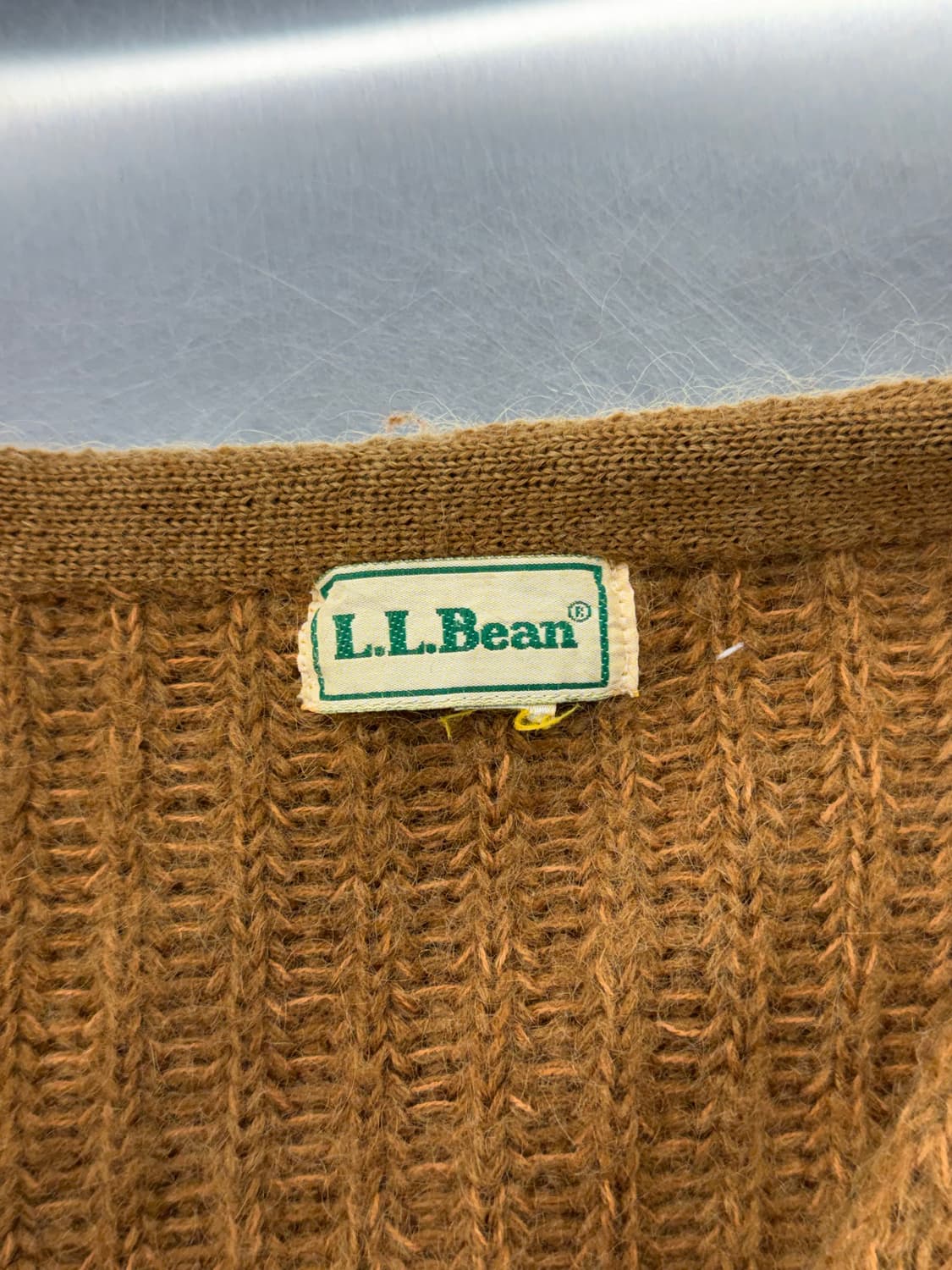 엘엘빈 80s 카멜리 브이넥 울 가디건 상품이미지7