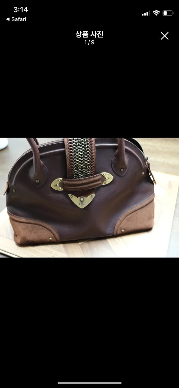 디올 존갈리아노 브라운 잔느백 상품이미지1