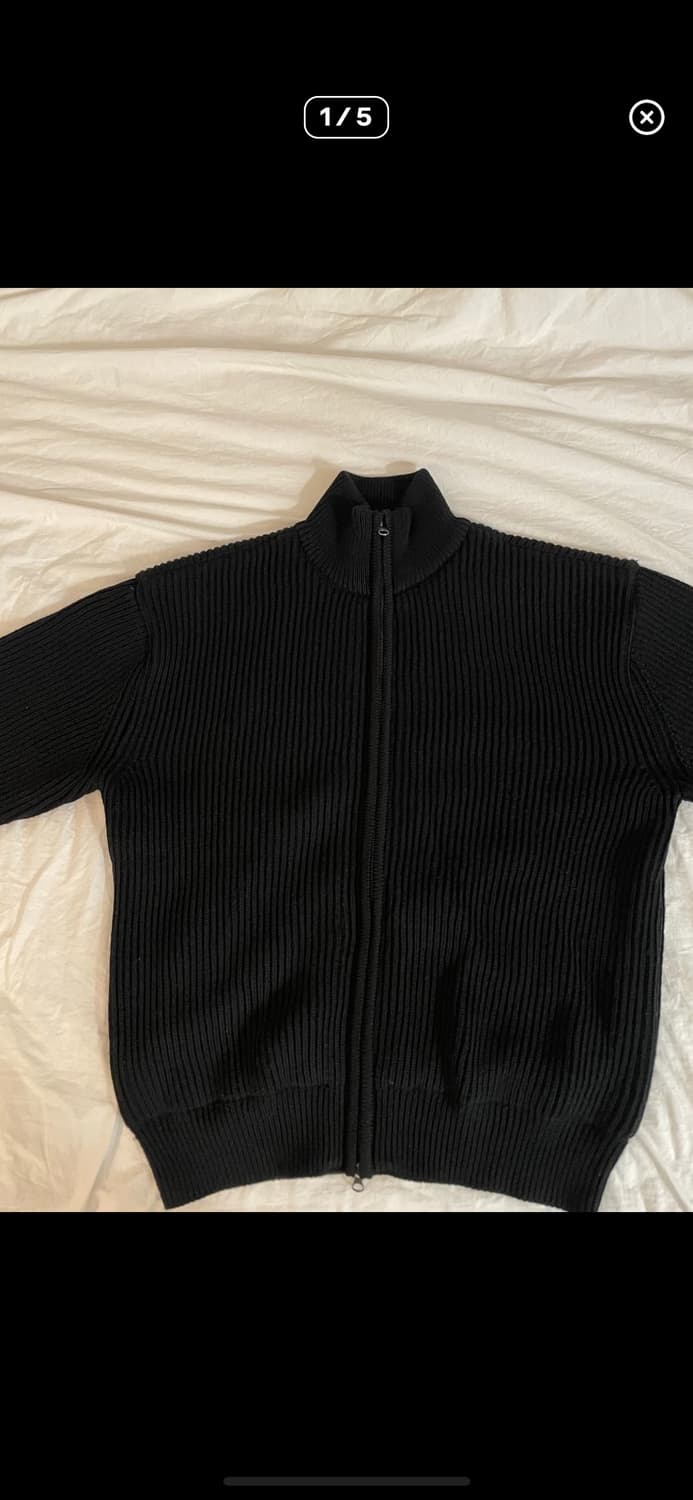 24fw 아모멘토 풀집업 니트 가디건 상품이미지1