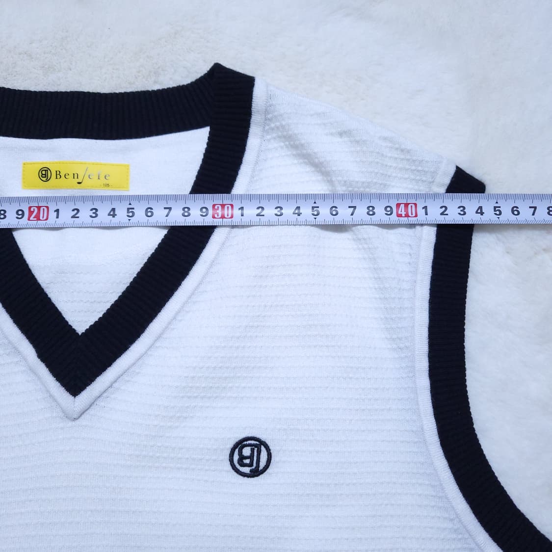 벤제프 골프 남성 니트조끼 105 0325 상품이미지3