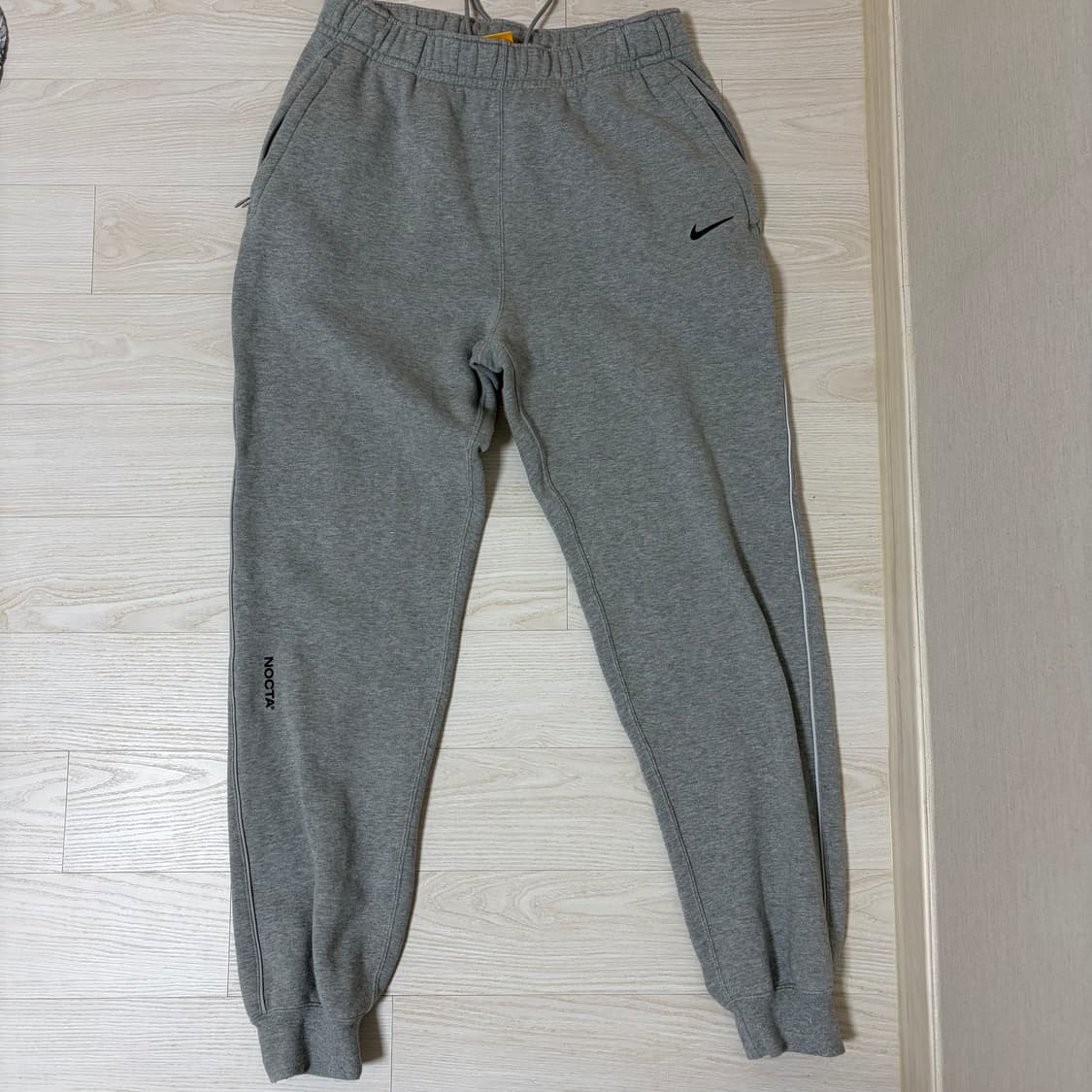 나이키 녹타 플리스 후드, 팬츠 셋업 m 그레이 상품이미지4