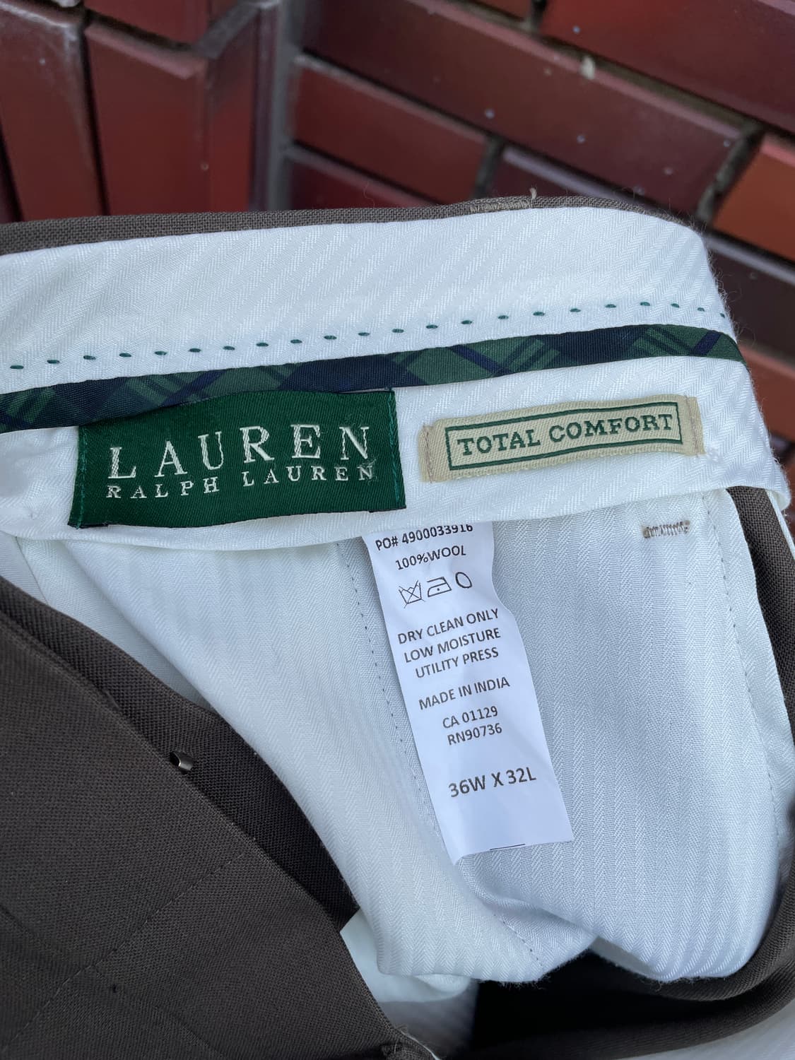 00s Lauren Ralph Lauren Trousers Tan  상품이미지8
