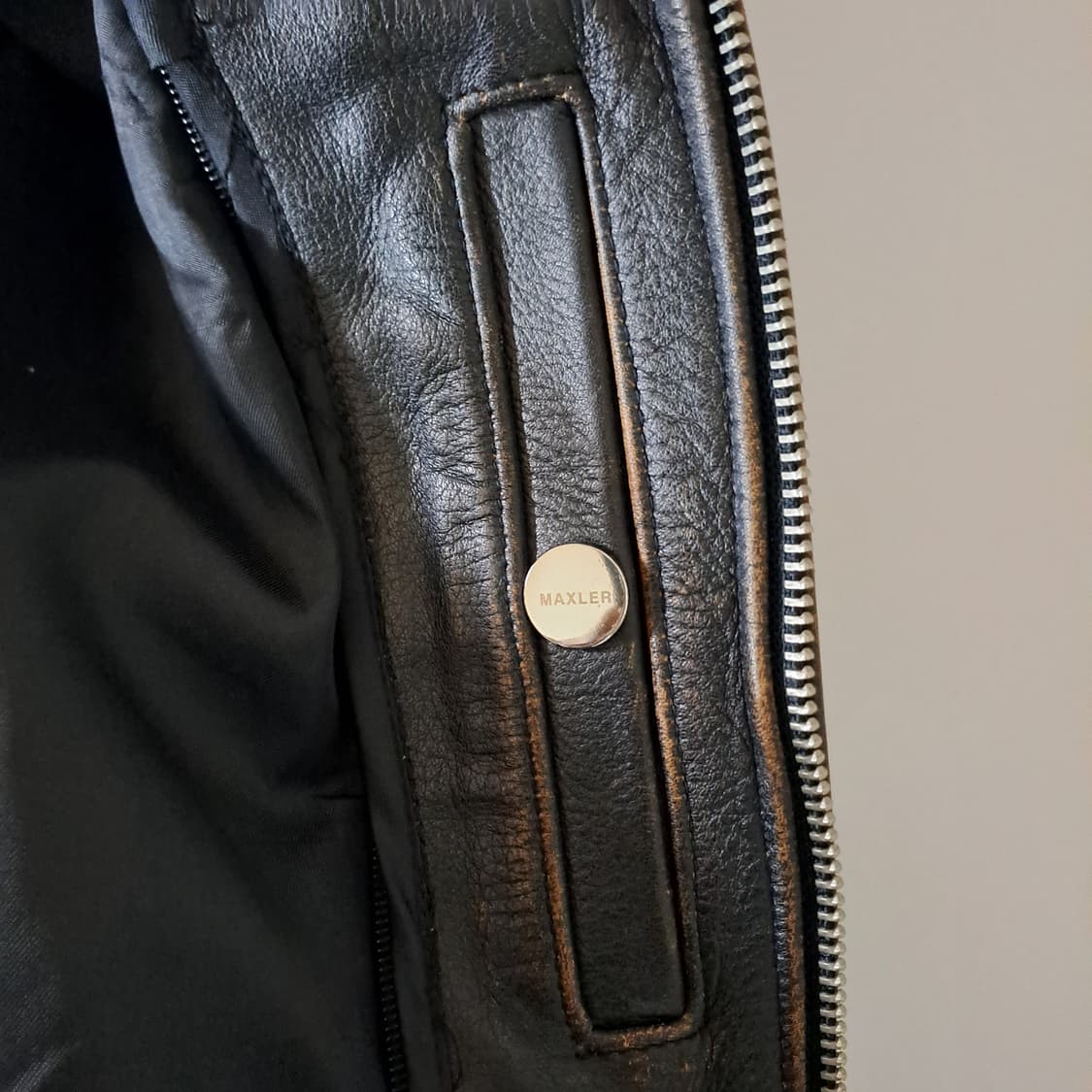 (택포) 할리패치 카우하이드 싱글자켓 M B476 상품이미지9