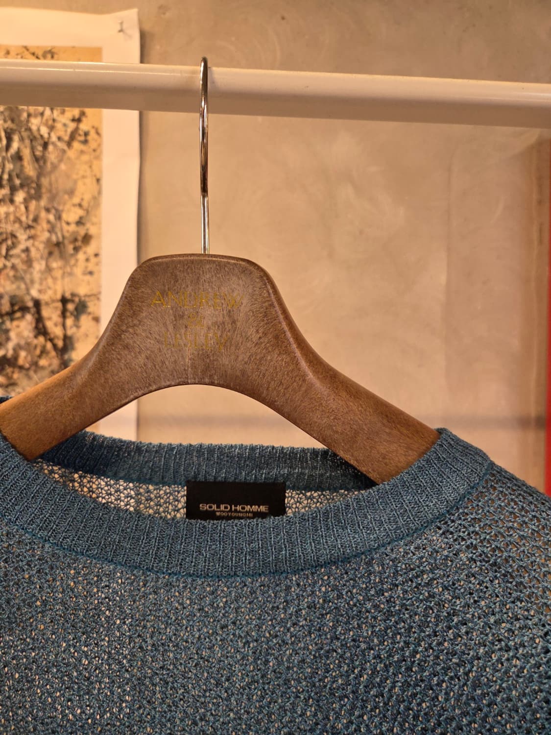 솔리드옴므 넷피쉬 니트 상품이미지4