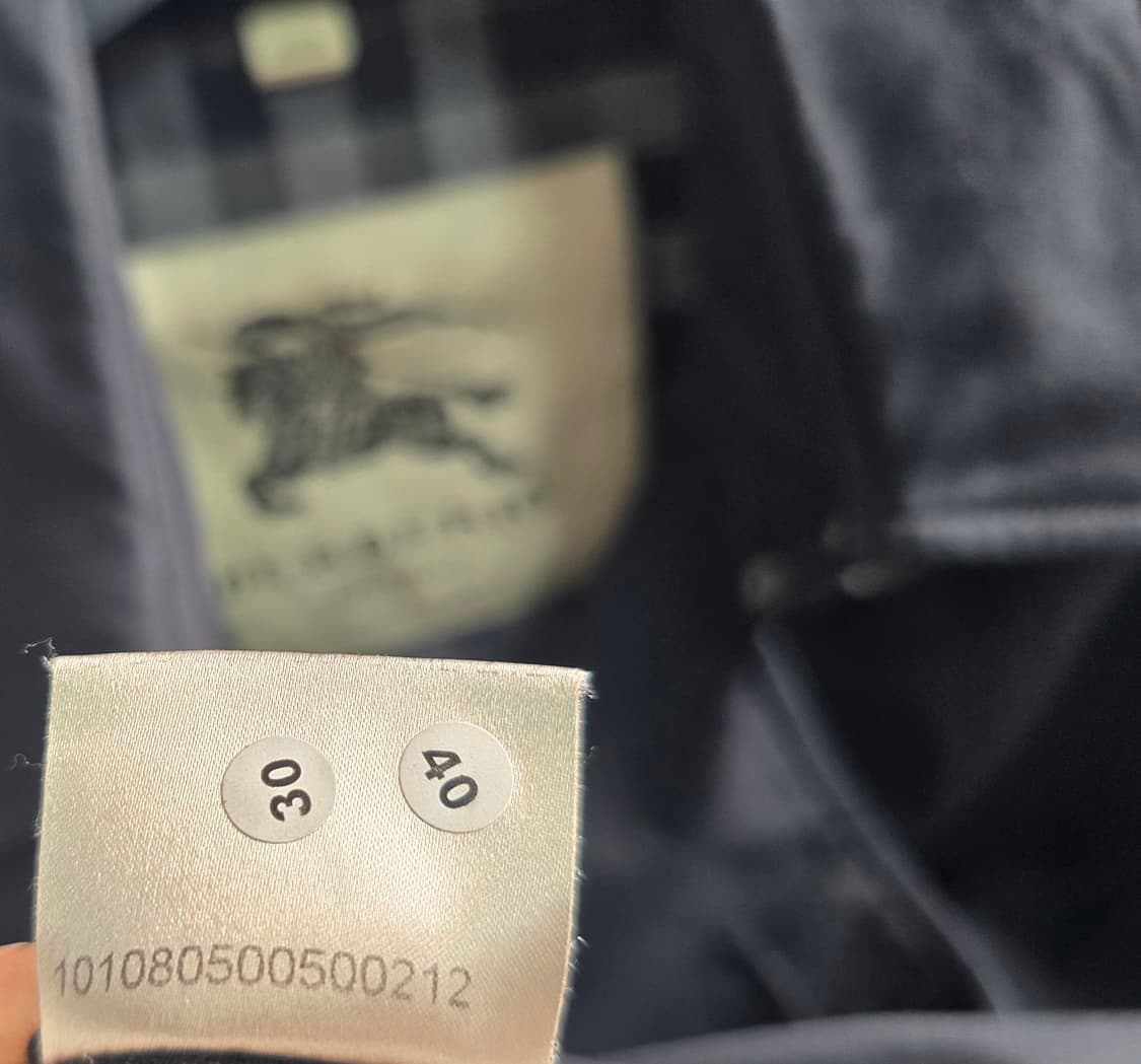 버버리 정품 PRORSUM 영국생산 블랙 트렌치코트 클래식 아카이브 10 상품이미지10