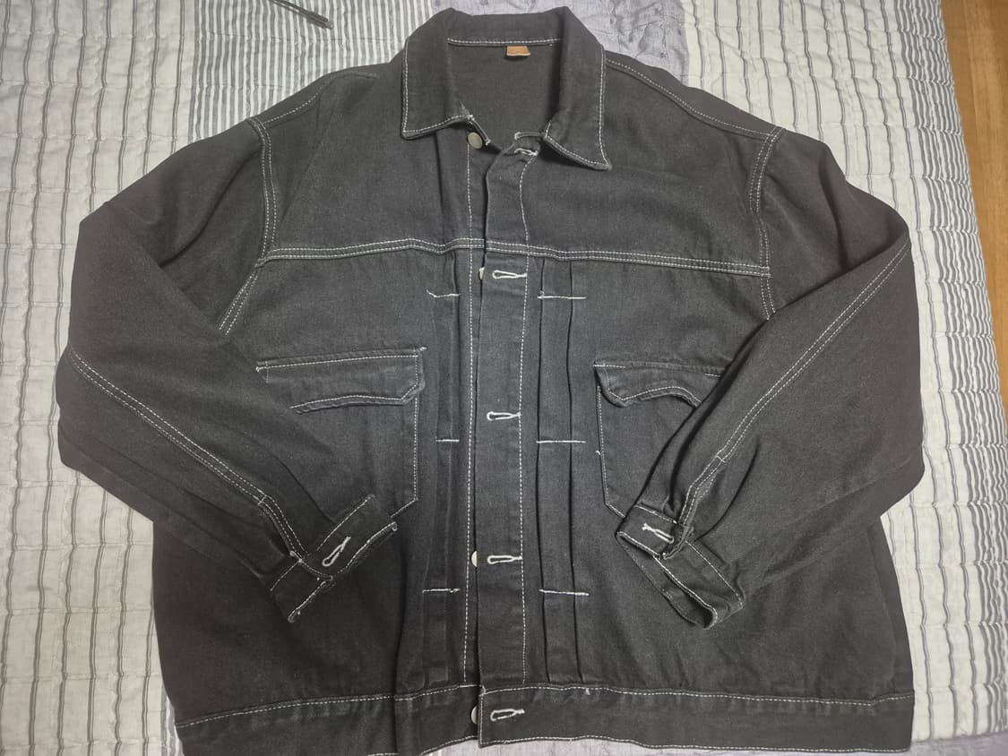 KTC 블랙 데님 트리거 자켓 청자켓 상품이미지1