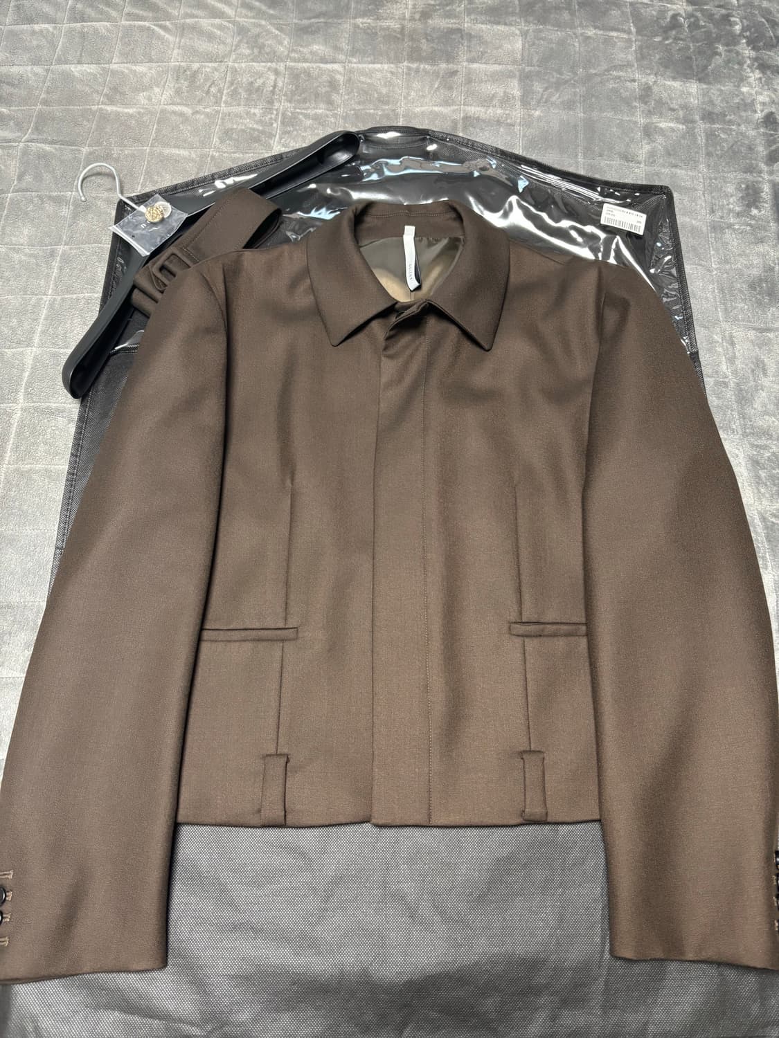 노이어 럭스 울 벨티드 크롭자켓 50 상품이미지1