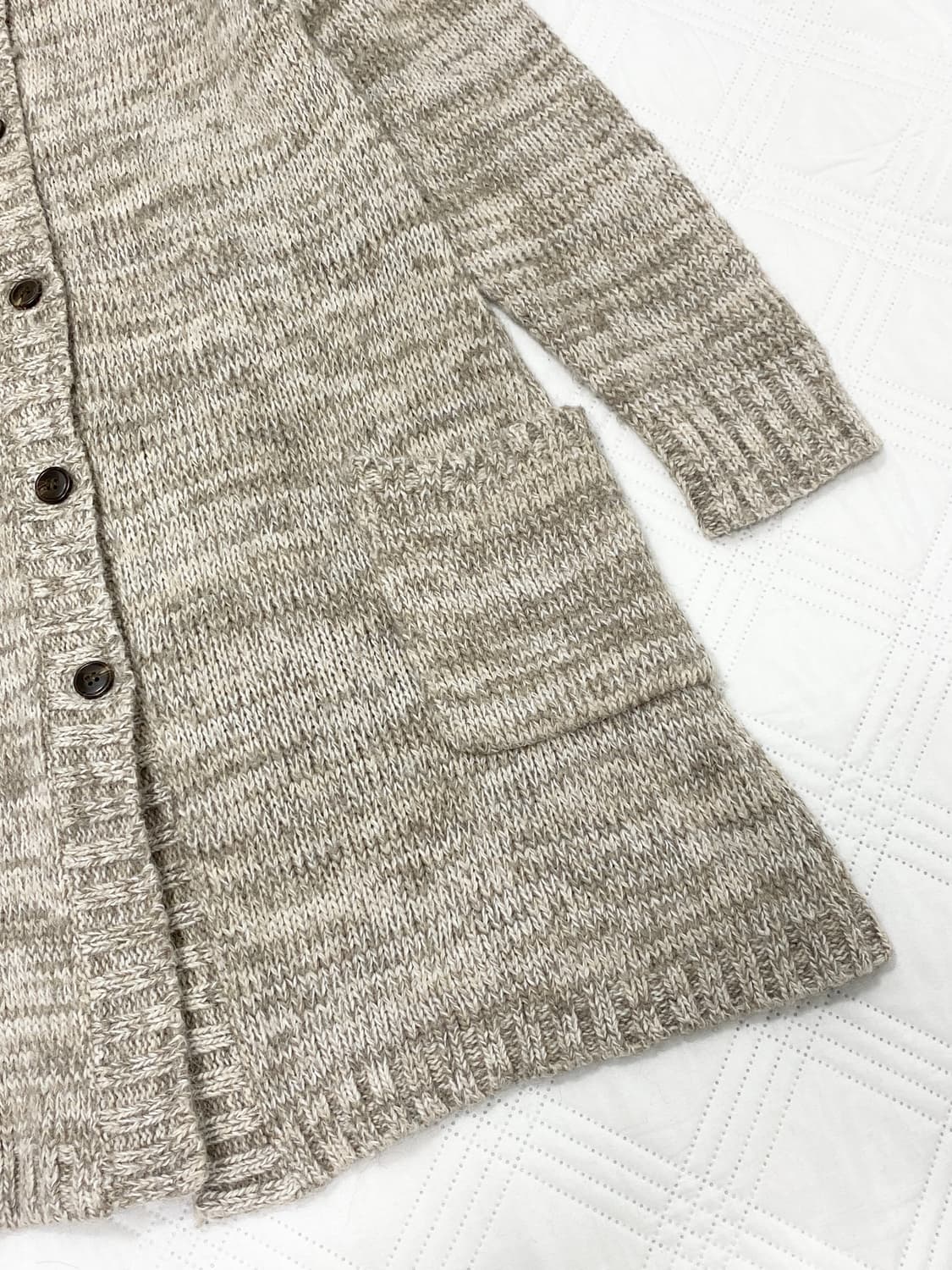 ꒰ঌ 카페라떼 베이지 니트 가디건 ໒꒱ 상품이미지3