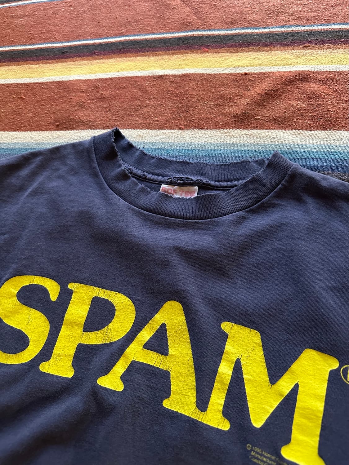 90s USA 빈티지 스팸 SPAM 반팔 티셔츠 상품이미지7