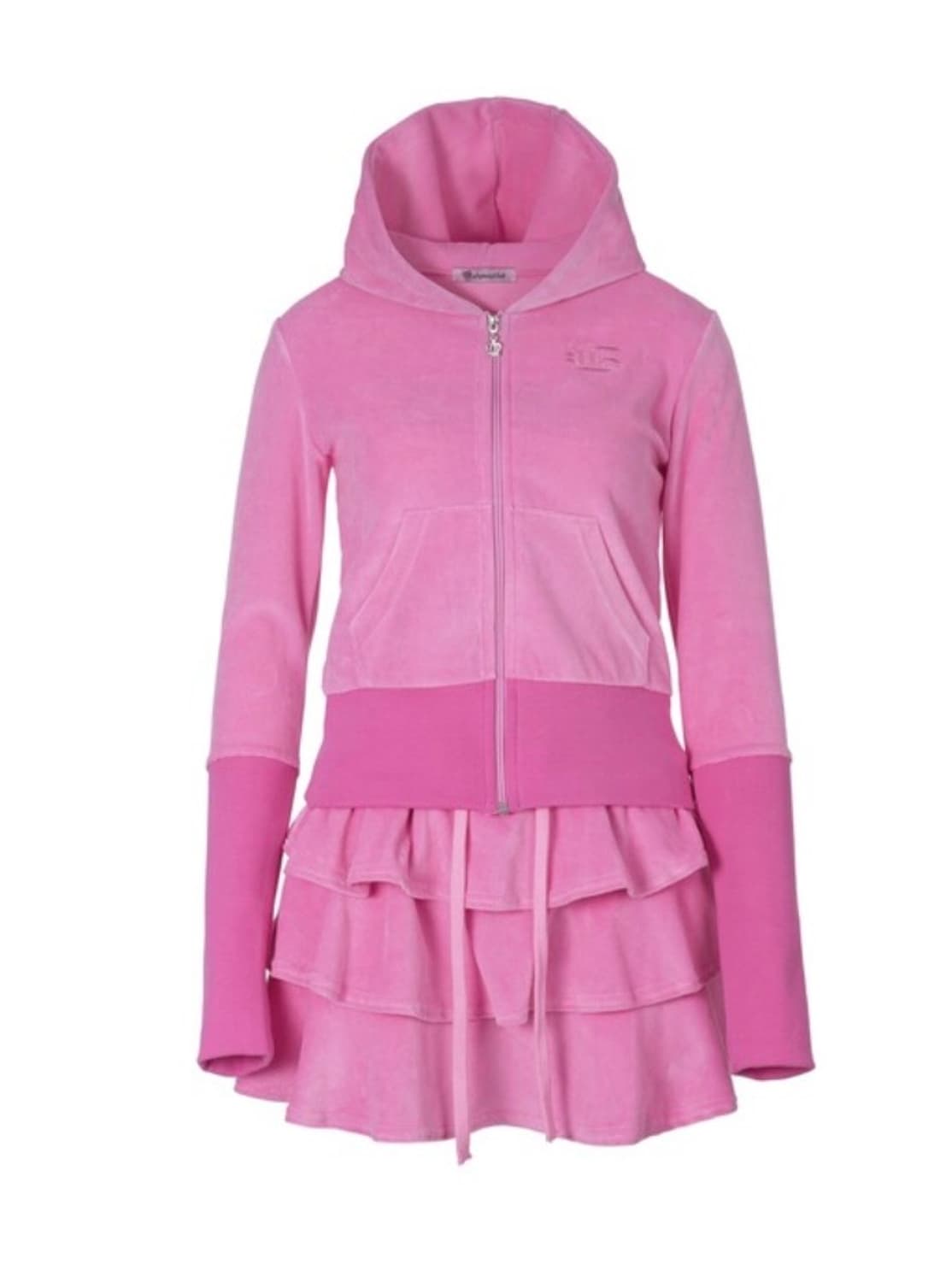 베이비메탈클럽 코튼캔디 벨루어 스커트 핑크 베메클 상품이미지1