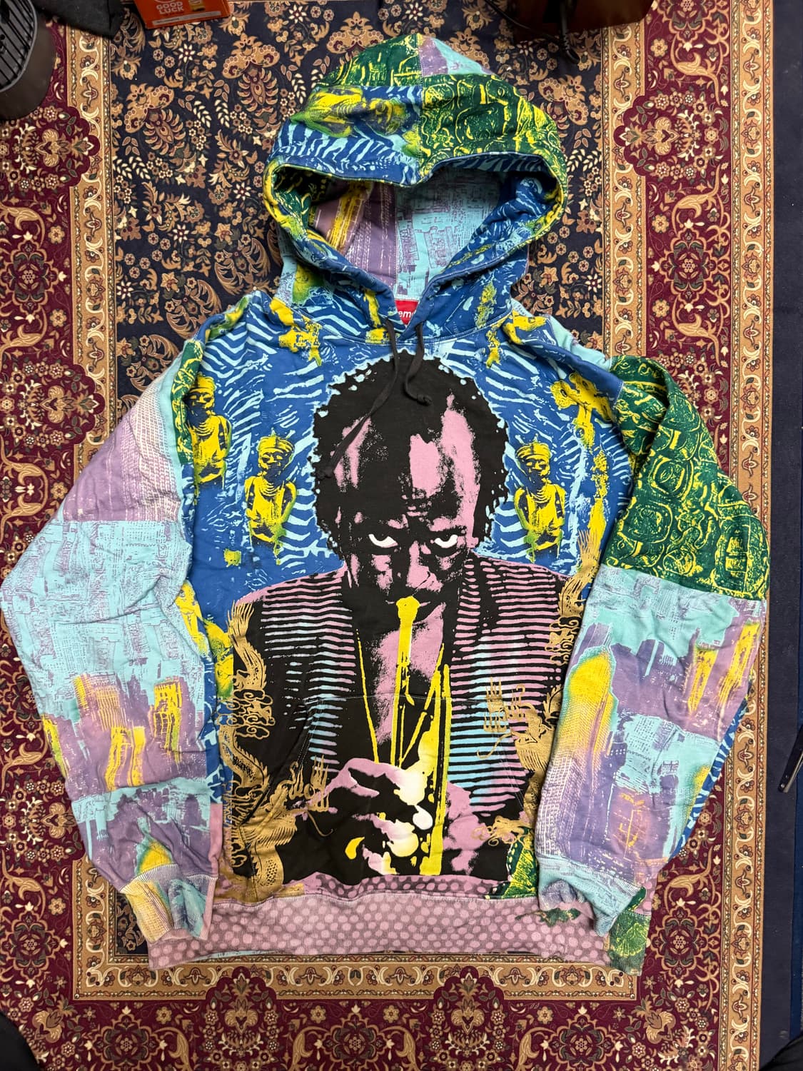 슈프림 20ss 마일스데이비스 후디 xl 상품이미지3