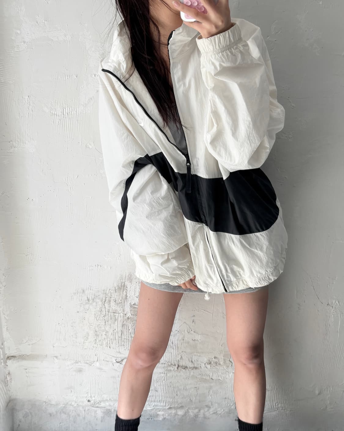 Nike 나이키 화이트컬러 빅스우시 바람막이 자켓 상품이미지10