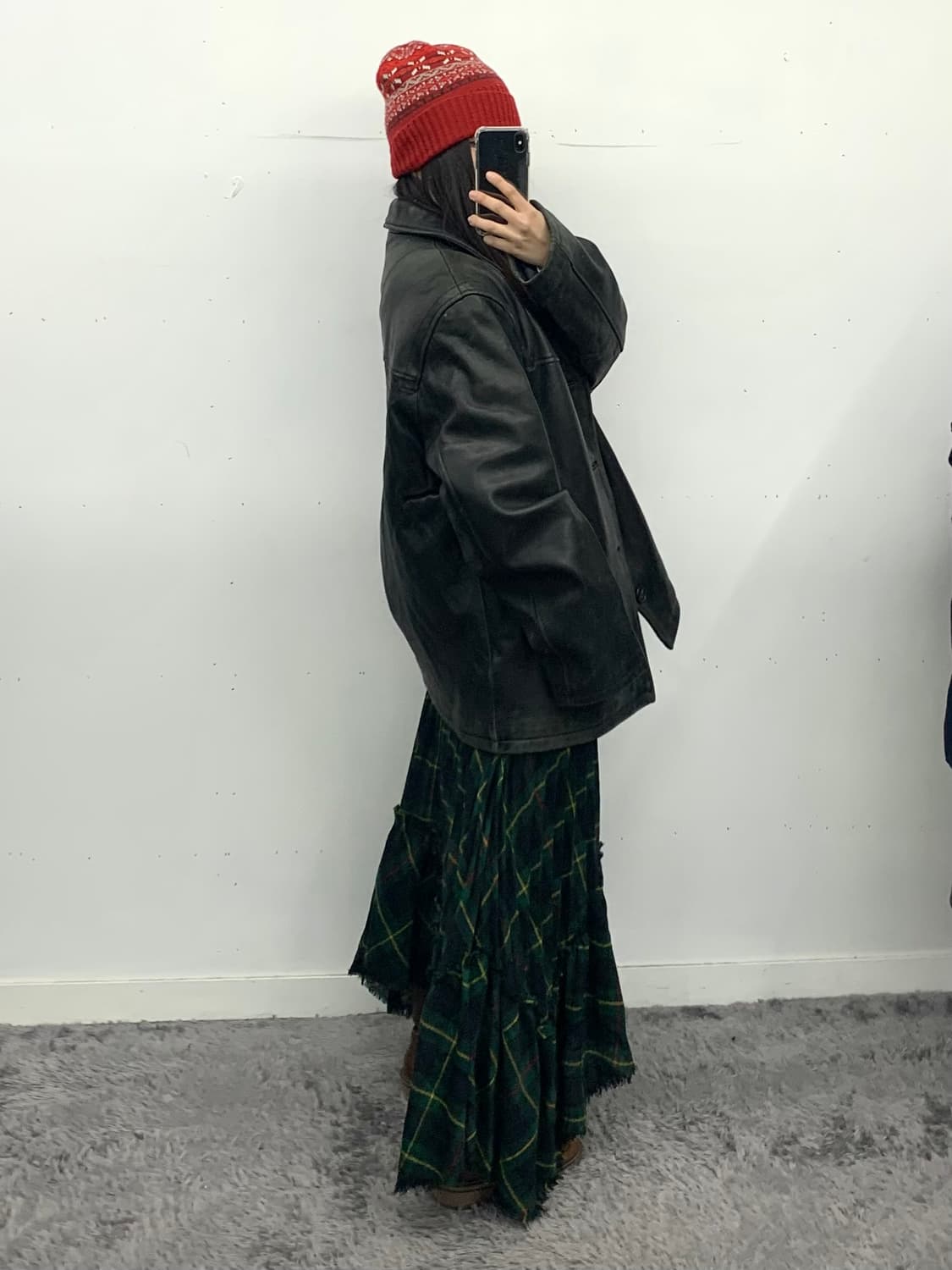 Guess 오버핏 레더 자켓 상품이미지2