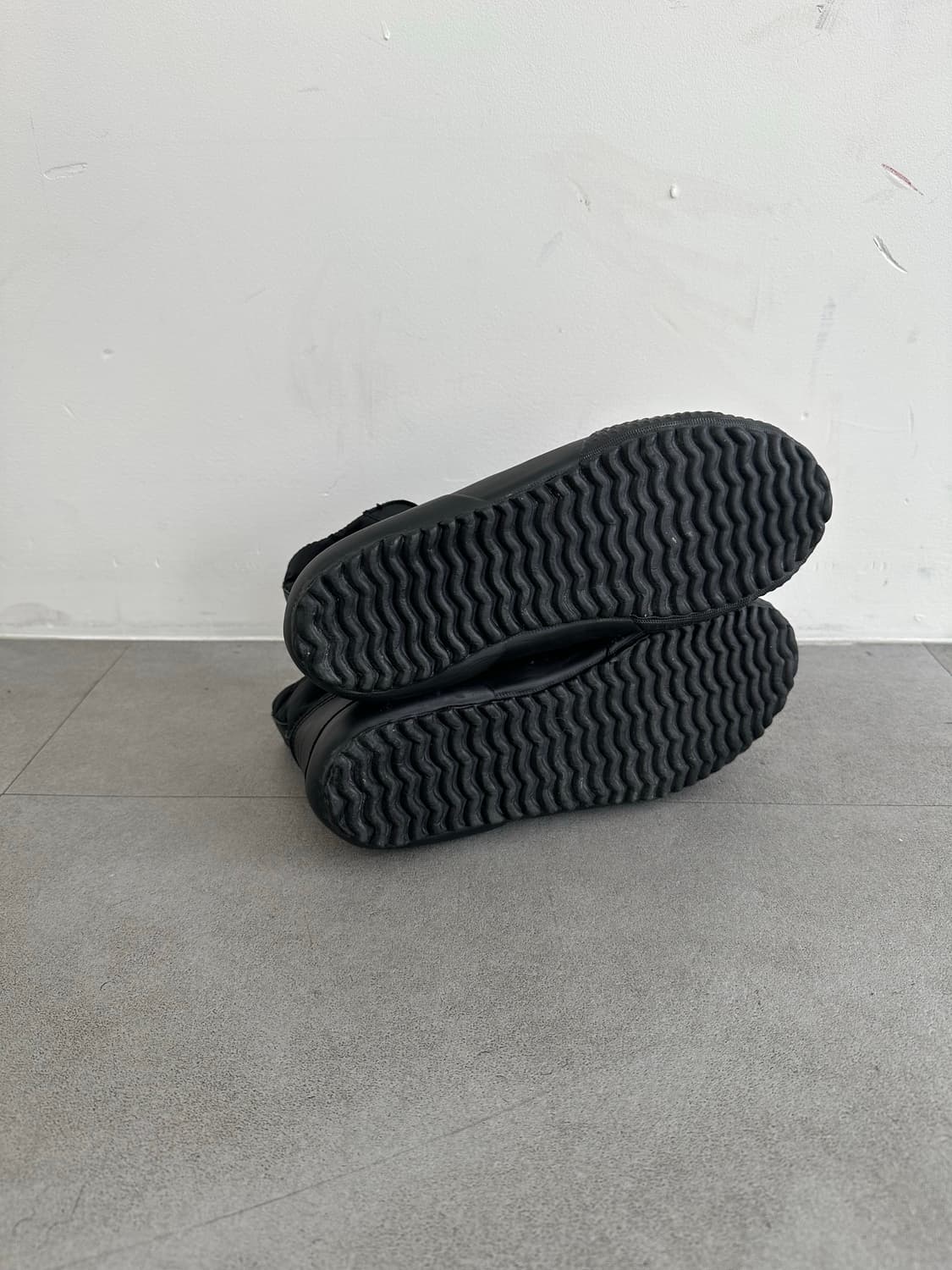 스톤 아일랜드 나일론 레더 유틸리티 하이탑 상품이미지8