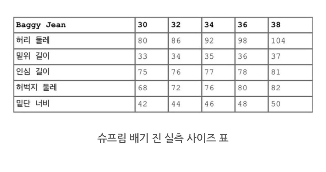 슈프림 배기진 블랙 25ss 상품이미지2