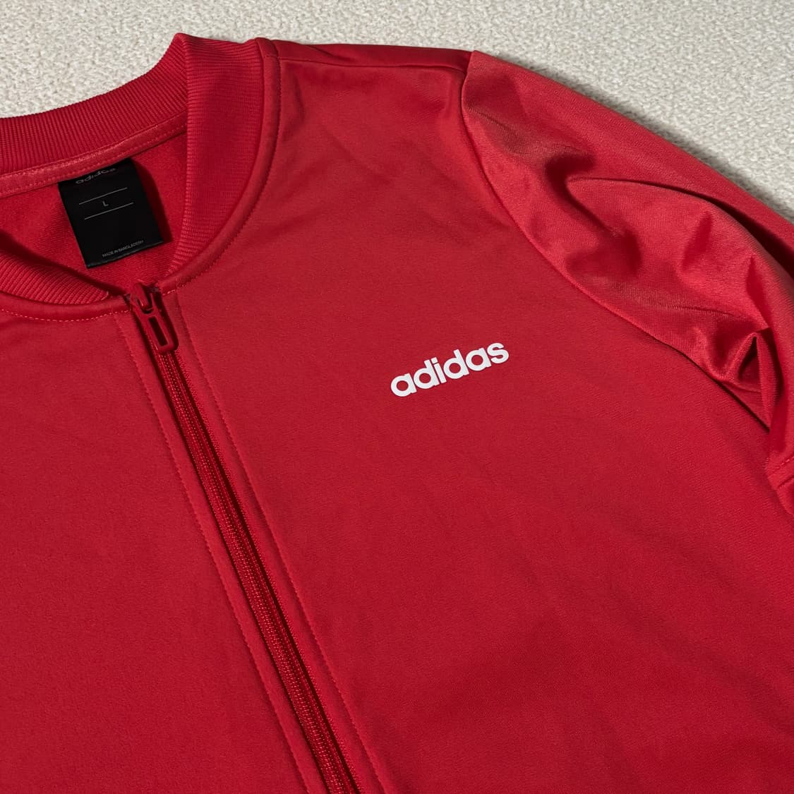 아디다스 스몰로고 레드 져지 상품이미지2