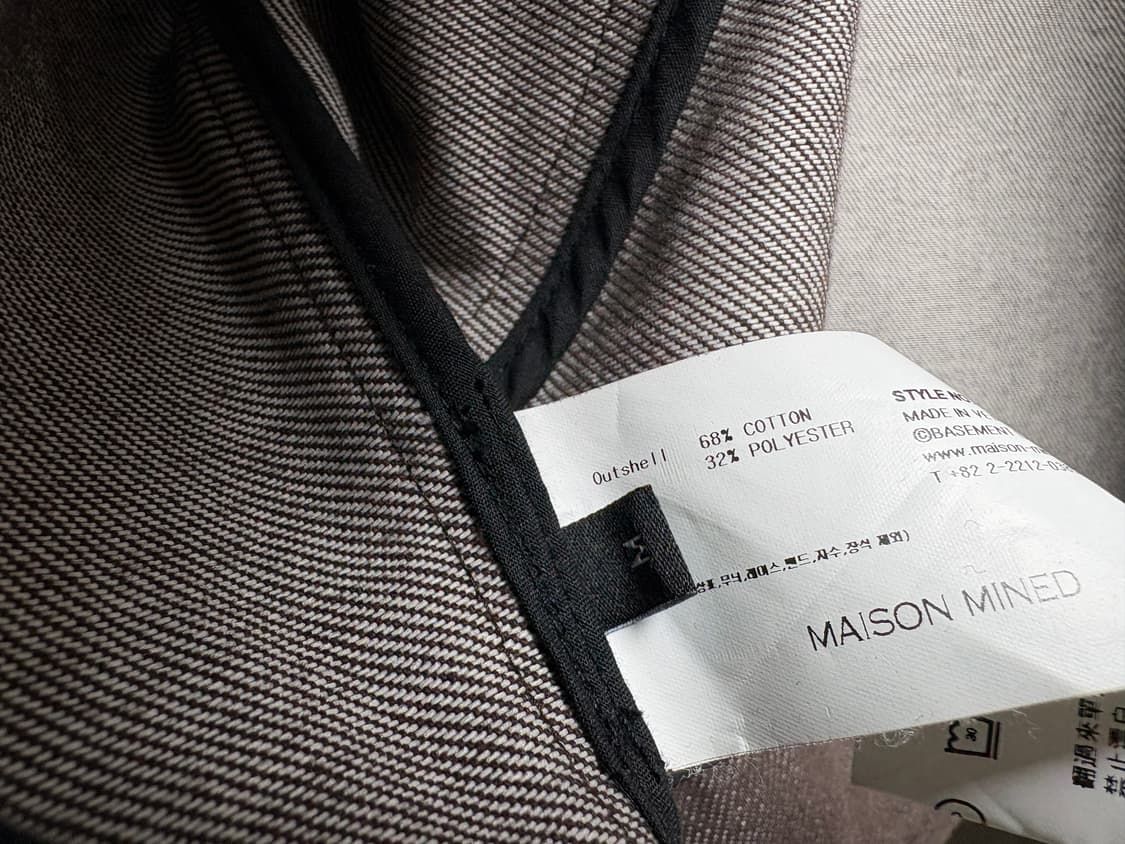 메종미네드 데님 트러커 (브라운) 상품이미지6