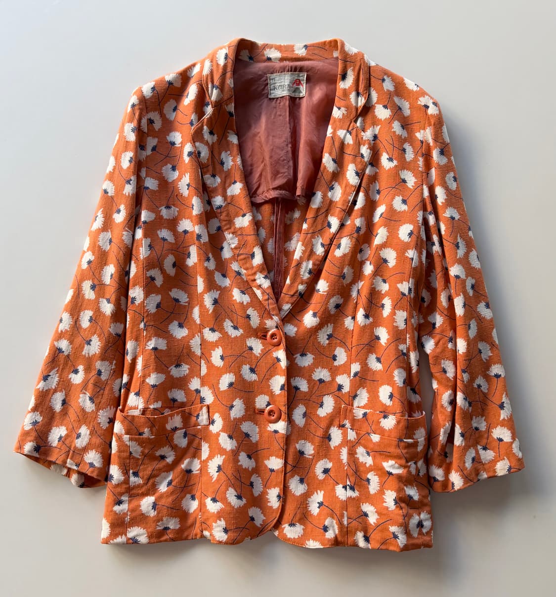 빈티지 봄/여름 자켓 (레이온 100%) 상품이미지1