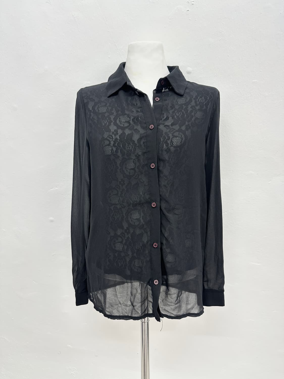 Wiz island Sheer Embroidered Shirts 상품이미지2
