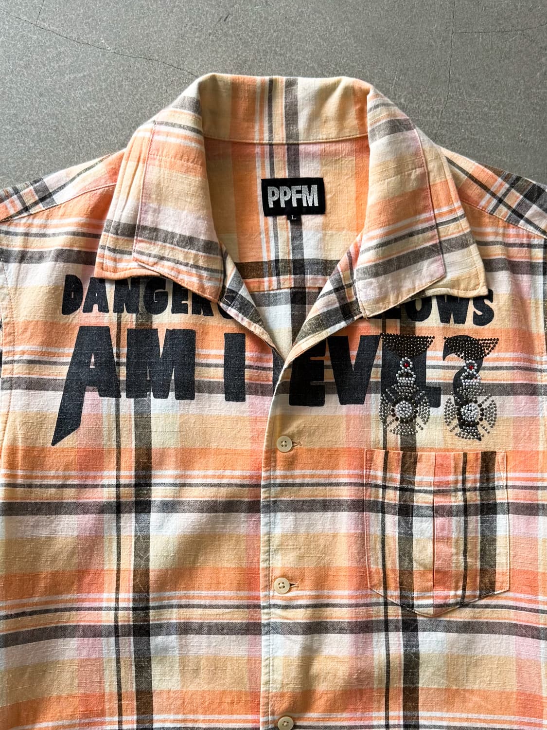 Vintage PPFM Pocket Check Shirt 상품이미지3