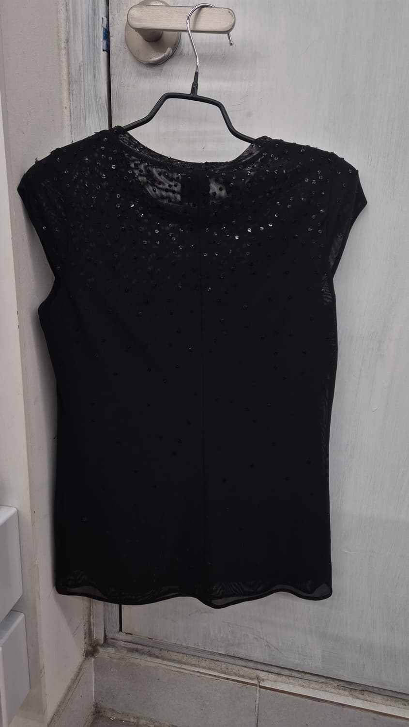 DKNY sequined mesh blouse 상품이미지3