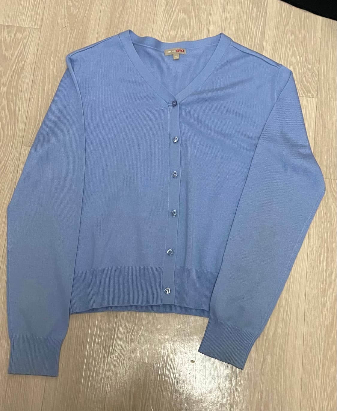 스파오 하늘색 여성 가디건 상품이미지5
