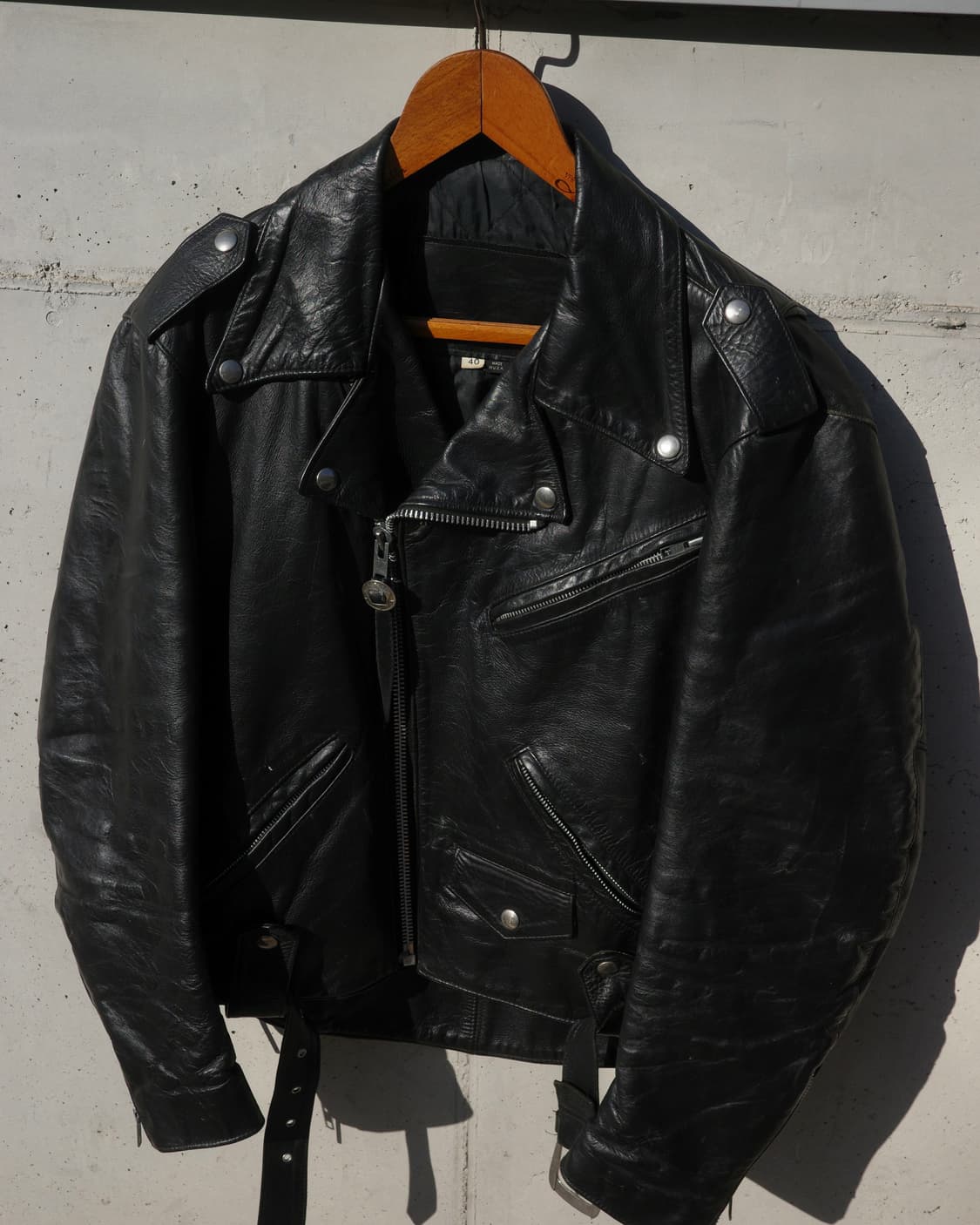 80s Harley Davidson 모터사이클 레더 자켓 상품이미지2