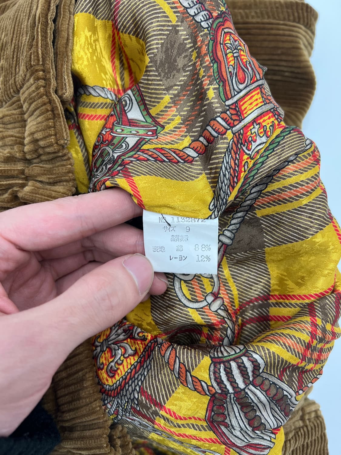 빈티지 코듀로이 봄버 자켓 상품이미지4