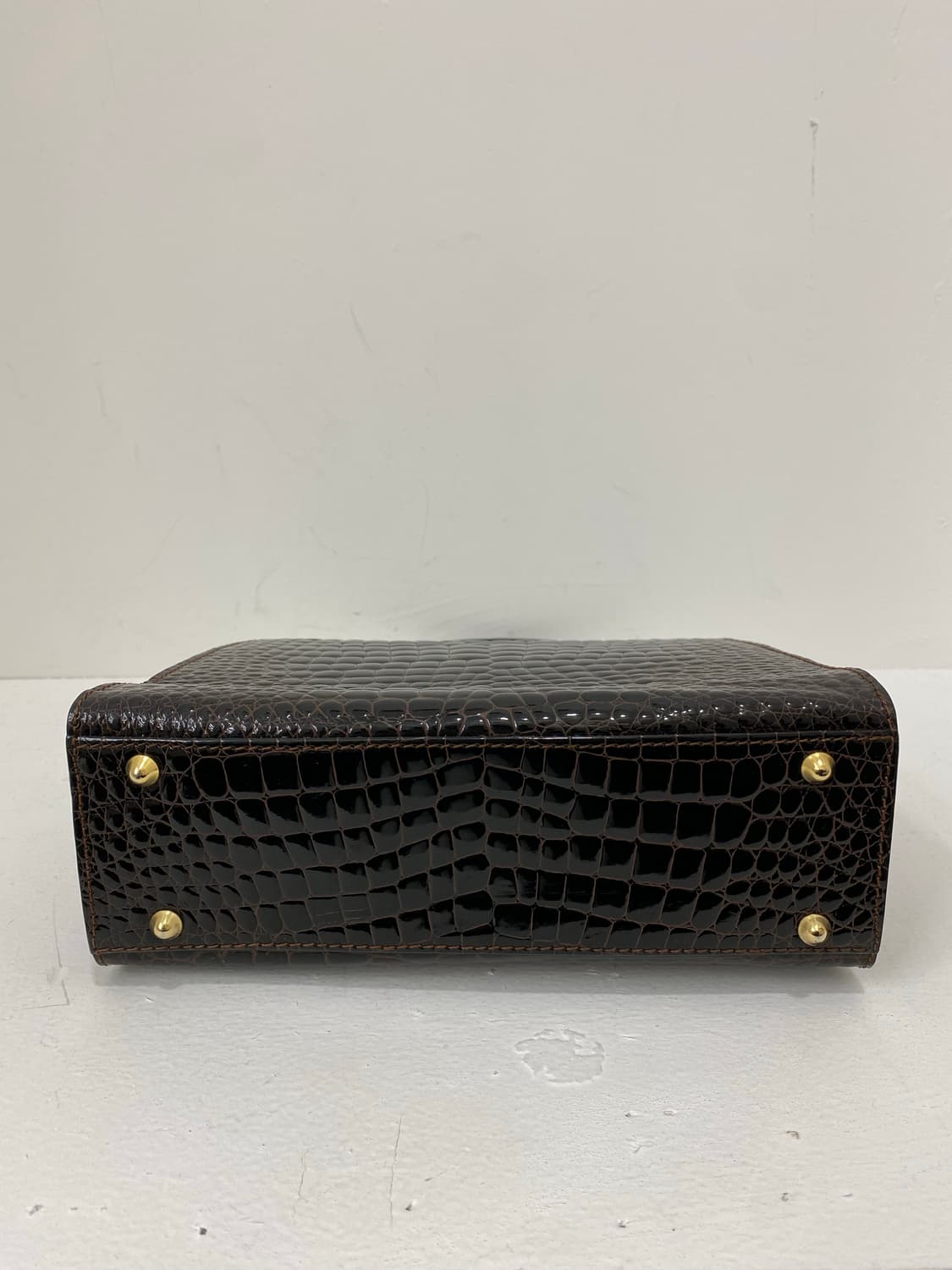 레더 블랙 핸드&숄더백 상품이미지5