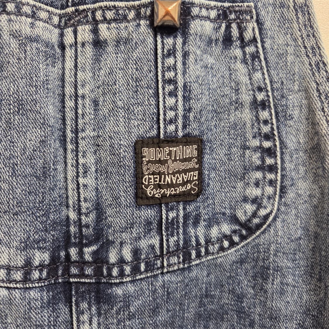 Edwin 카펜터 데님 오버롤 청바지 30-31 상품이미지3