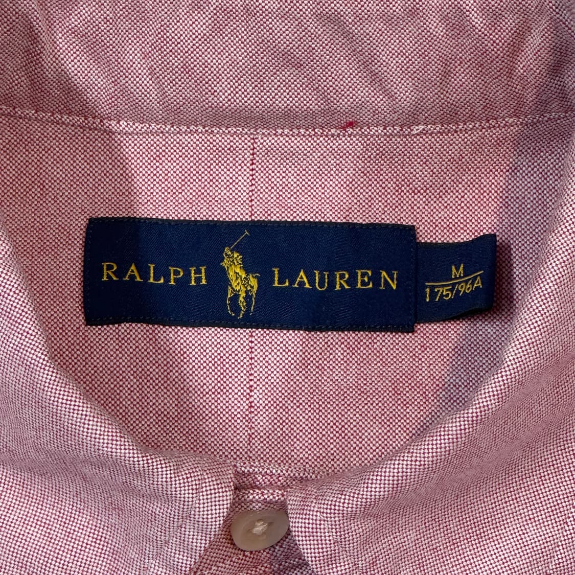M) 폴로 랄프로렌 클래식 핑크 옥스포드 셔츠 상품이미지6