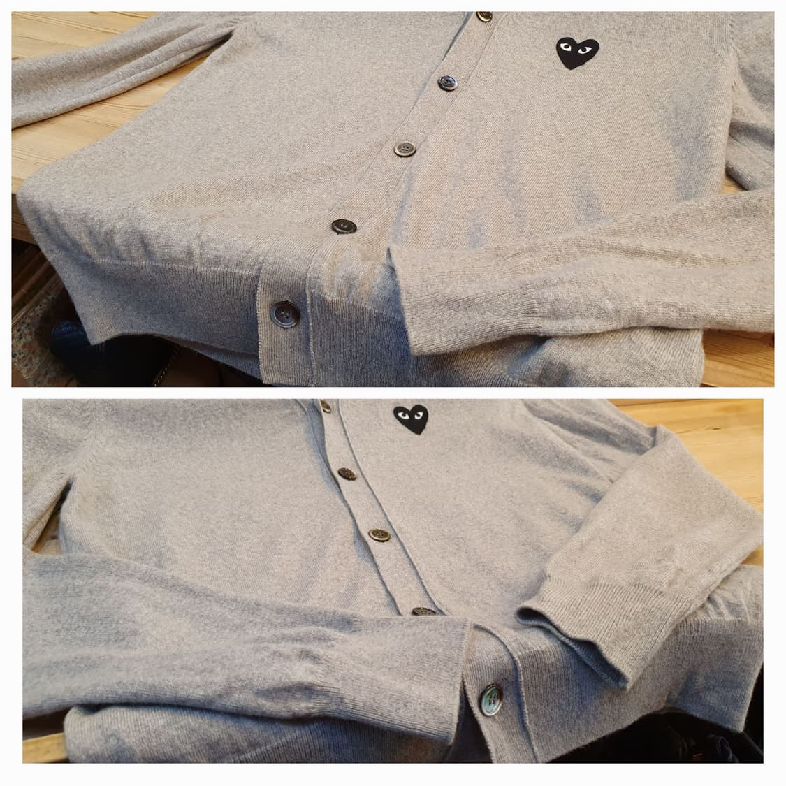 100.꼼데가르송 울 가디건 상품이미지4